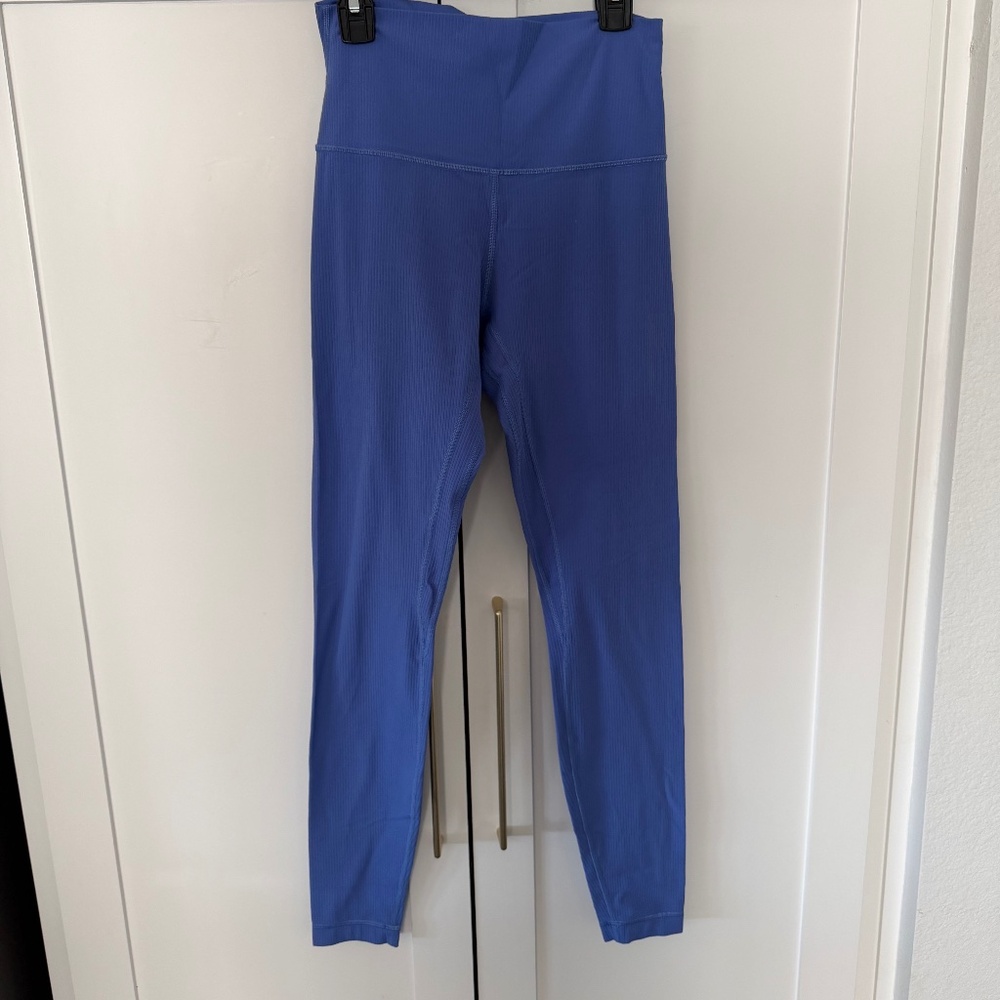 Lululemon Align Ribbed Leggings - Size 6 Wild Indigo